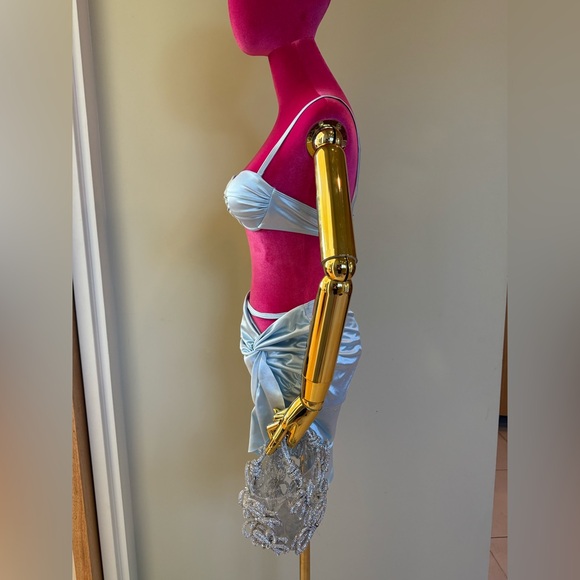 Blue 3 piece swim set 👙 - Picture 7 of 9